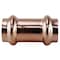 Copper Press By Tmg 1/2 in. x 1/2 in. Copper Press x Press Pressure Repair Coupling with No Stop XPRC12NS - alternate 1